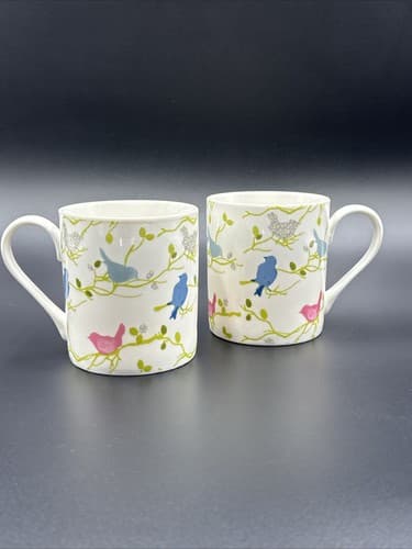Queens By Churchill Julie Dodsworth Time to Nest Fine China Mug - Image 1