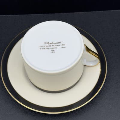 Fitz & Floyd Montmartre Cup and Saucer #163 - Thumbnail 2