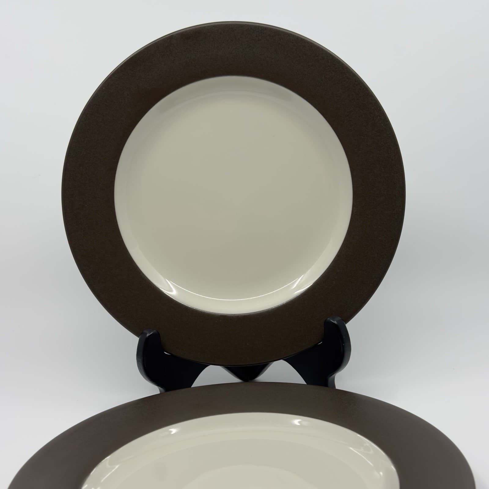 Noritake Stoneware Colorwave Brown #8046 Set of 2 Appetizer Plates - Thumbnail 2
