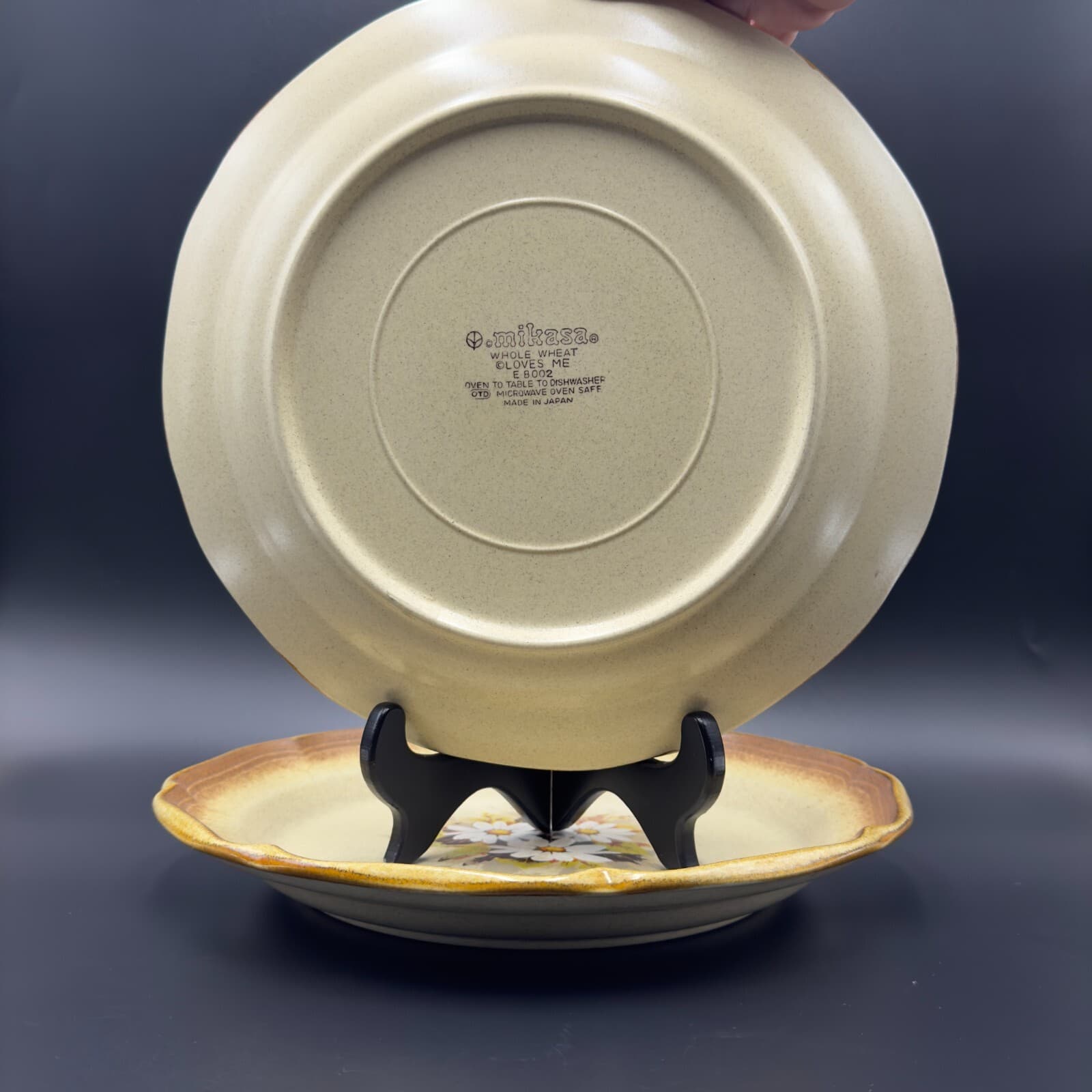 Mikasa Whole Wheat Loves Me E8002 Dinner plate 10 3/4" Set of 2 - Thumbnail 2