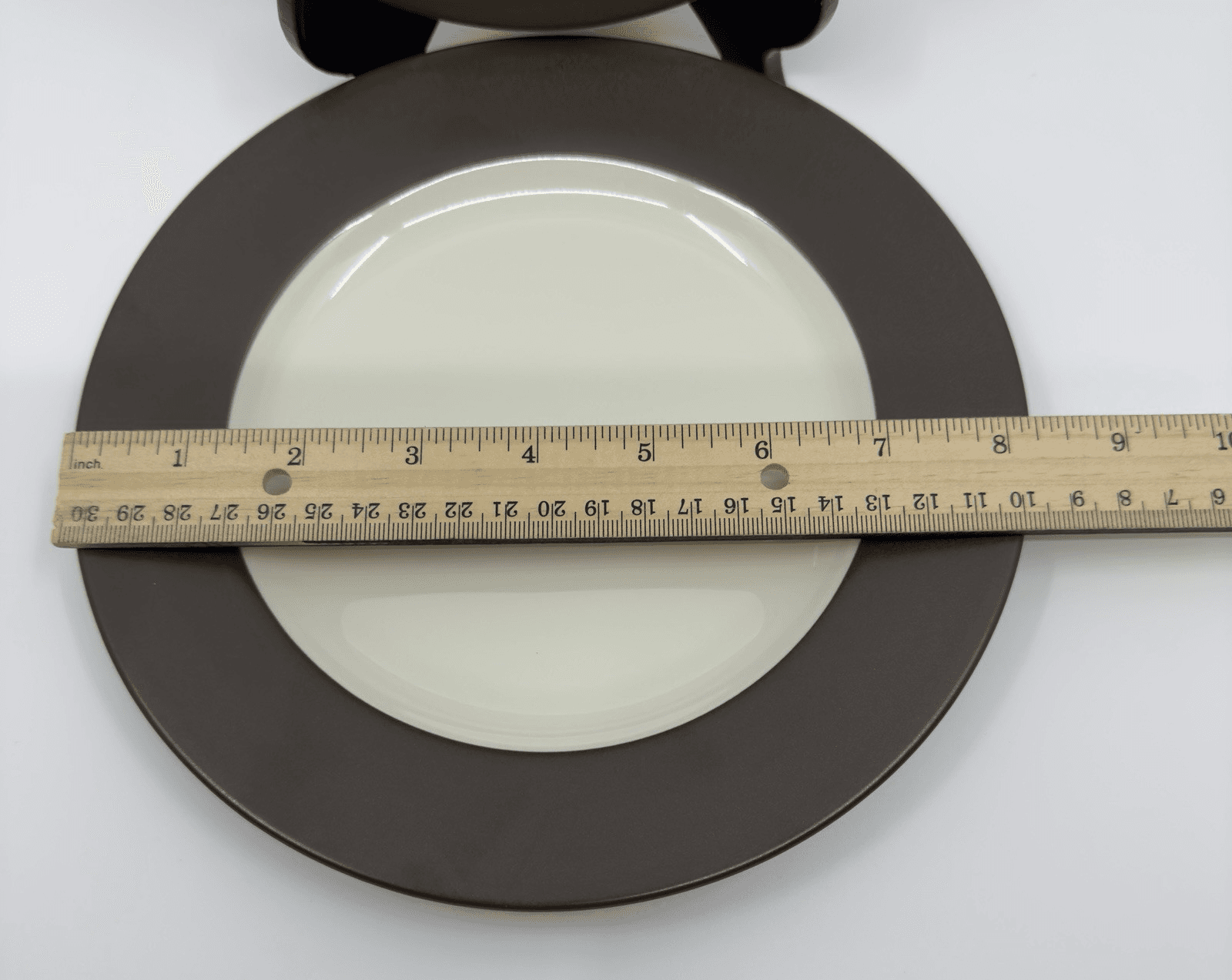Noritake Stoneware Colorwave Brown #8046 Set of 2 Appetizer Plates - Thumbnail 4