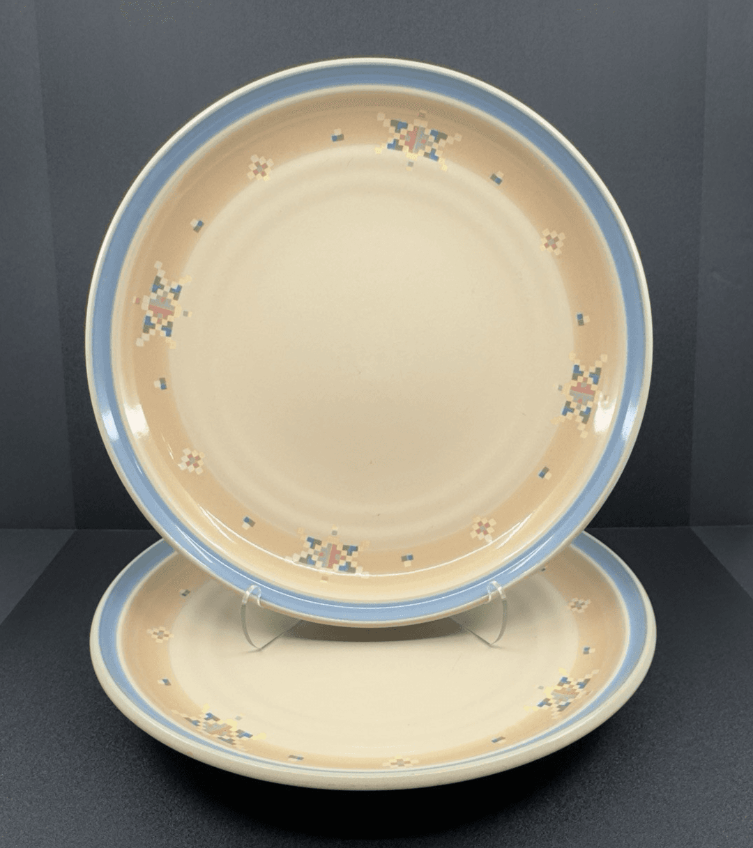 Noritake Stoneware Arizona Dinner Plates 10 1/4" (set of 2) - Image 1