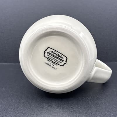 Noritake Stoneware Madera Ivory #8474 Creamer - Thumbnail 3