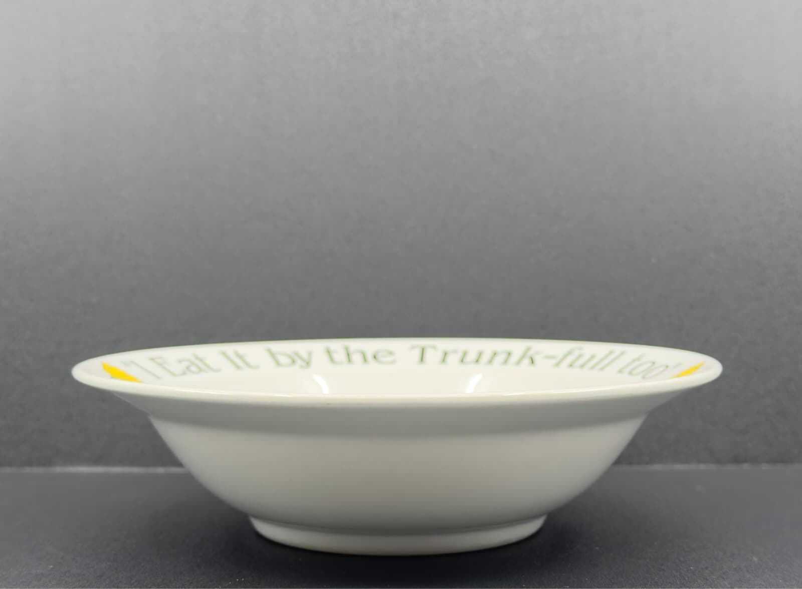 1996 Kelloggs Cereal Bowl "I Eat It by the Trunk-full too" #1 of 4 in Series - Thumbnail 3