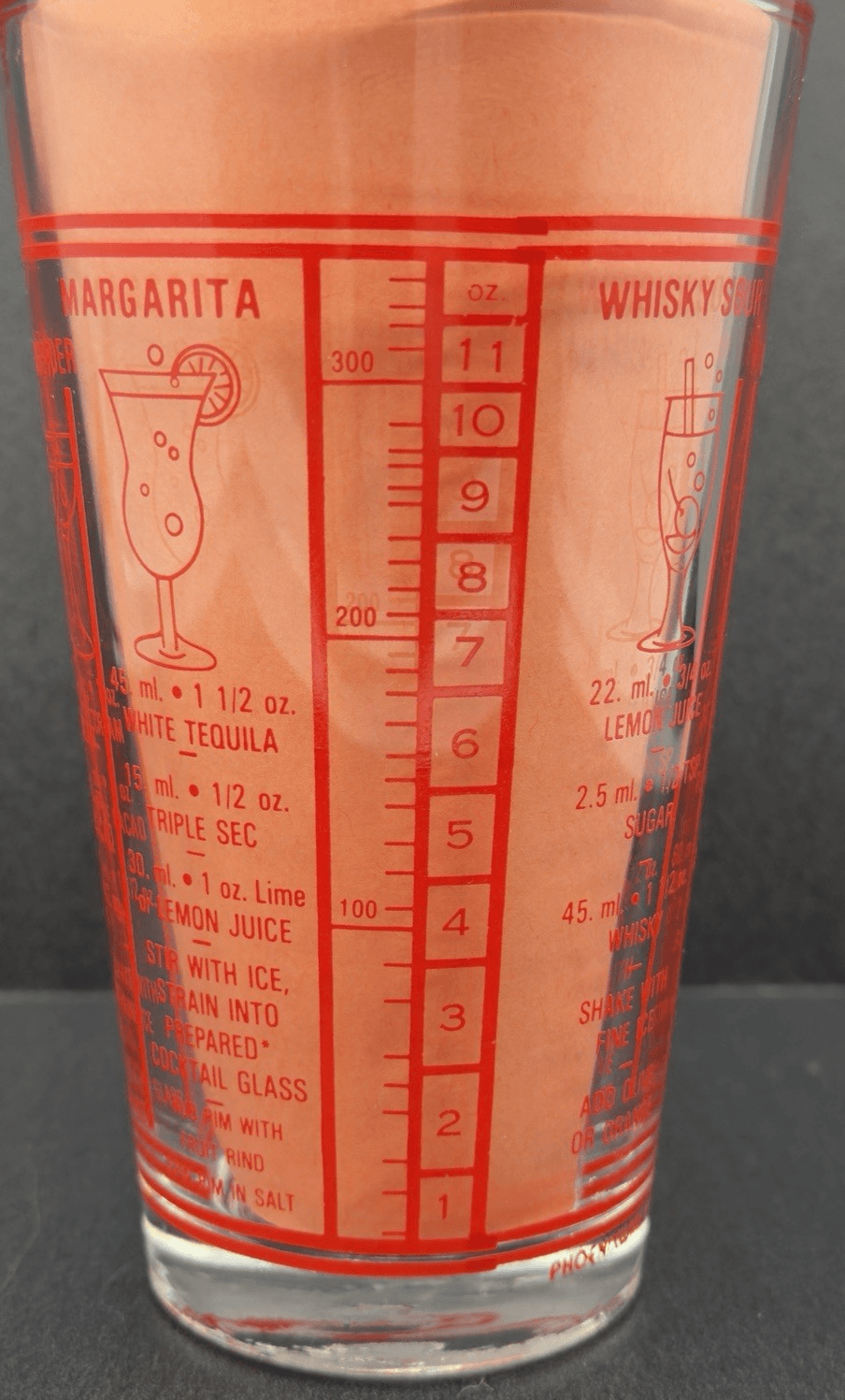 Libbey Cocktail Drink Recipe Mixing Glass 6" - Thumbnail 6