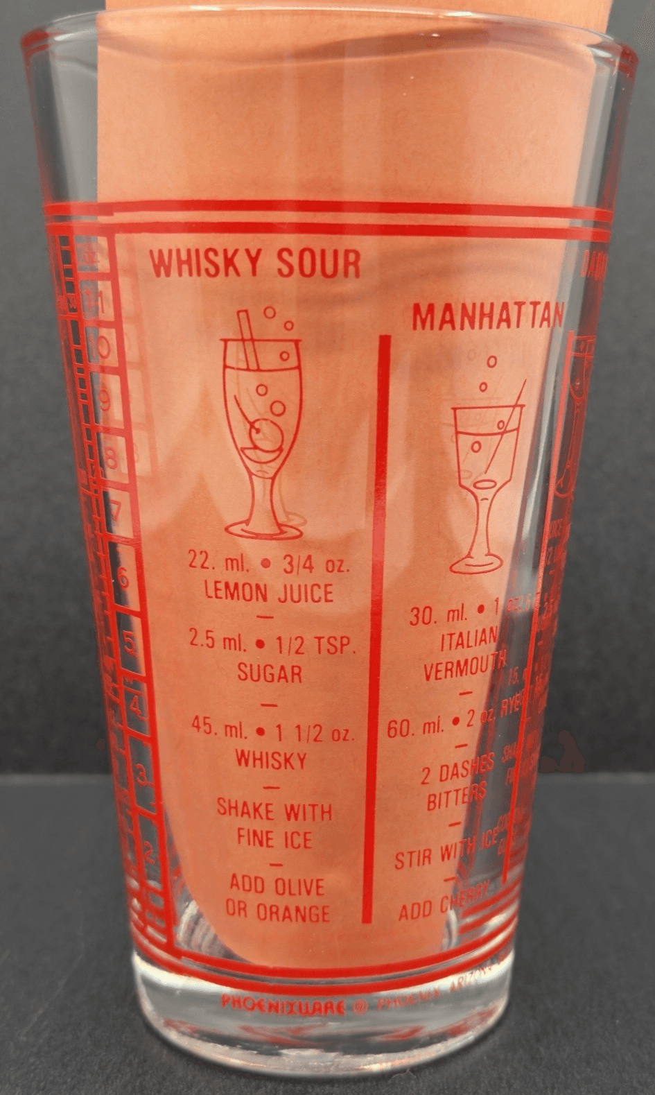 Libbey Cocktail Drink Recipe Mixing Glass 6" - Thumbnail 5