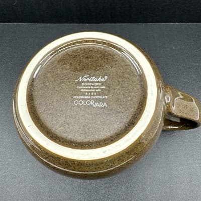 Noritake Stoneware Colorvara Chocolate #5100 Gravy Boat - Image 1