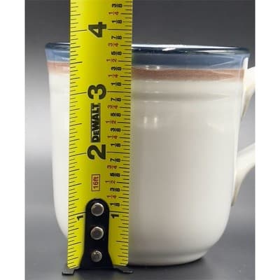 Noritake Timberlake Stoneware Mug White 4" Oven Microwave Dishwasher Safe - Thumbnail 3