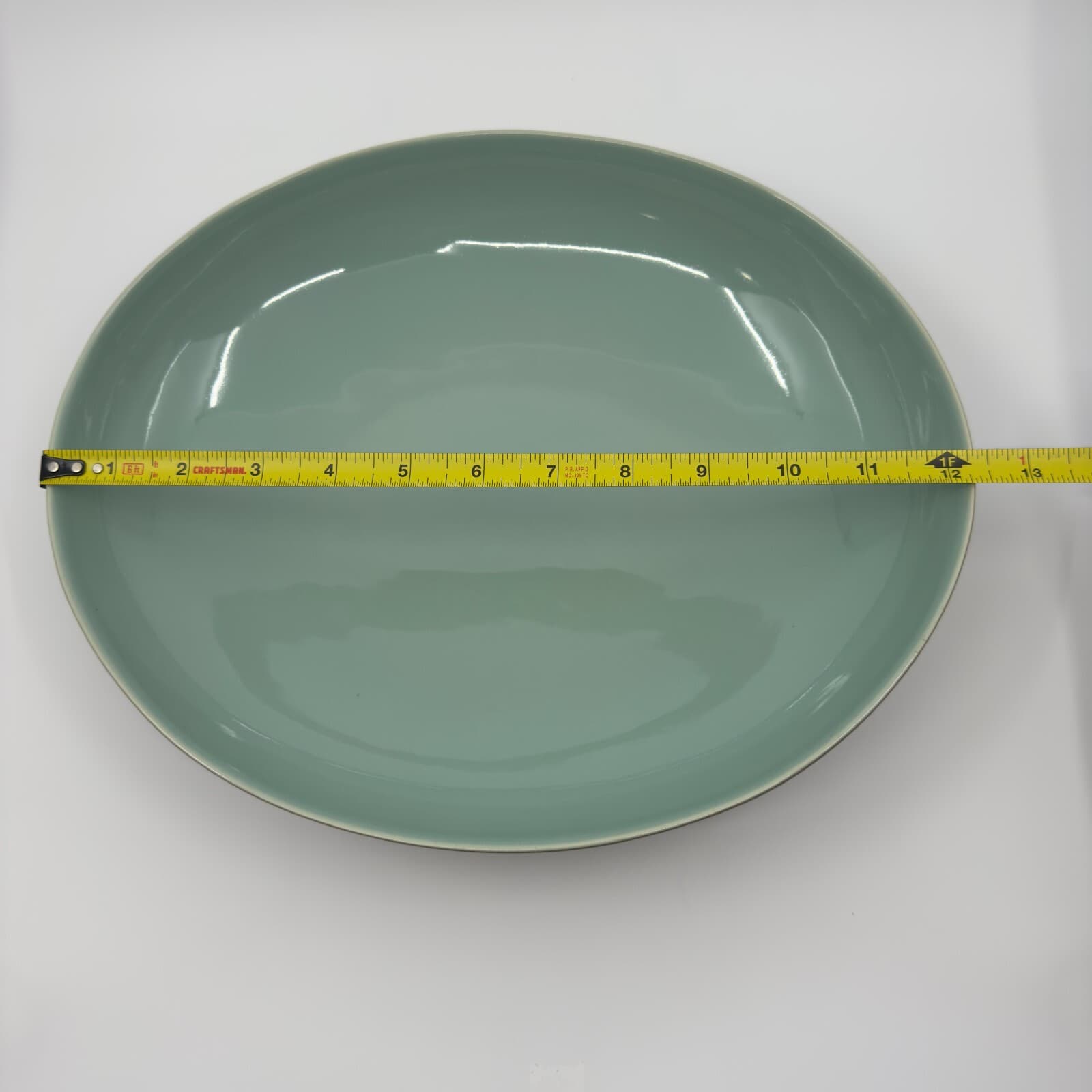 Costa Nova Stoneware Vegetable Bowl 12 1/4" Caribbean Aqua - Thumbnail 3