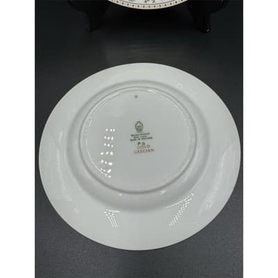 Wedgwood Gold Grecian Bread Plates Set of 2 Classic Round 6” for Elegant Dining - Thumbnail 3