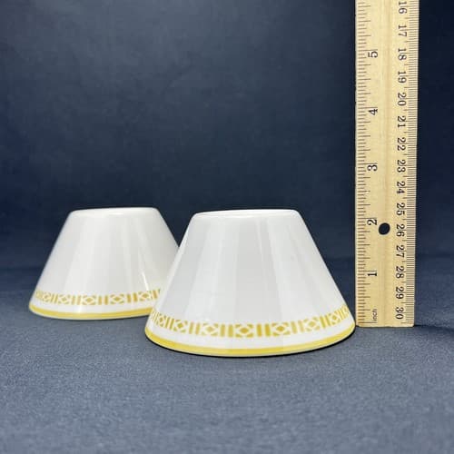 Syracuse China set of 2 fluted bowls -2 1/2" - Thumbnail 4