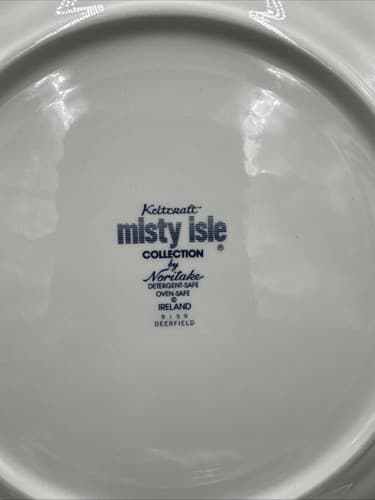 Noritake Keltcraft Misty Isle Deerfield 2 Dinner Plates Ireland Floral 10 1/2" - Thumbnail 3