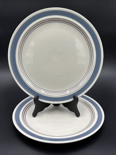 International Stoneware Parallel 30083 Set of 2 Dinner Plates 10 1/2 " - Image 1