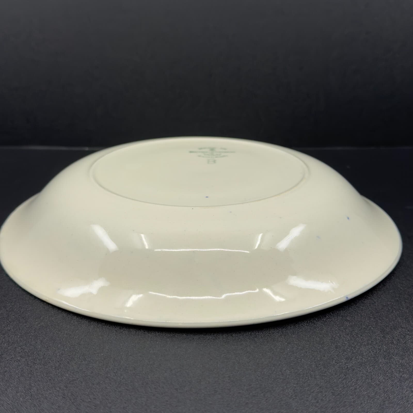 British Anchor Ye Olde Historical Pottery Blue and White Collectors Plate 7 3/4" - Thumbnail 3