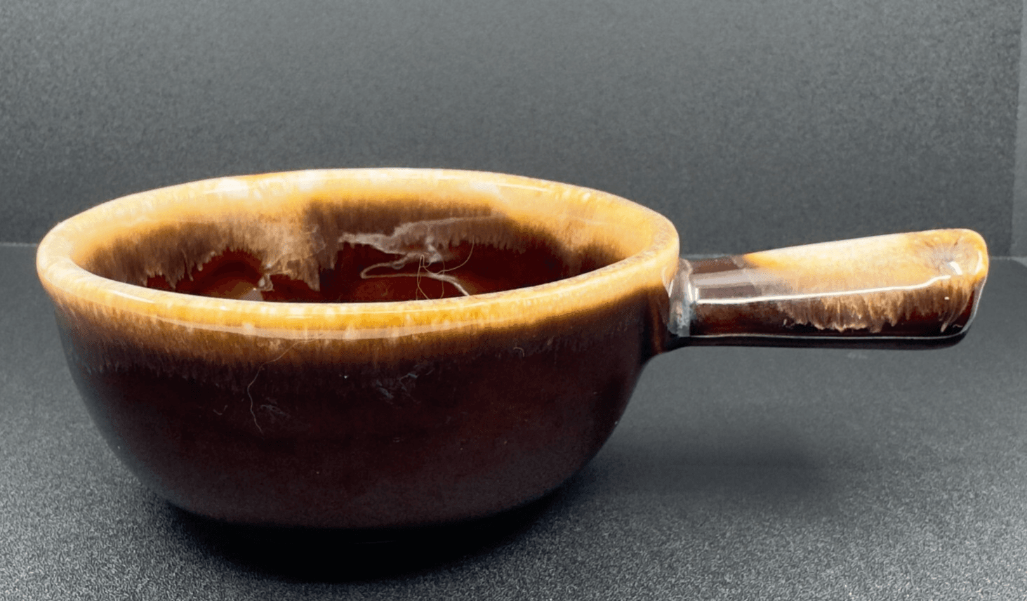 McCoy Pottery Soup Bowl with Handle #7050 French Onion/ Chili Bowl - Image 1