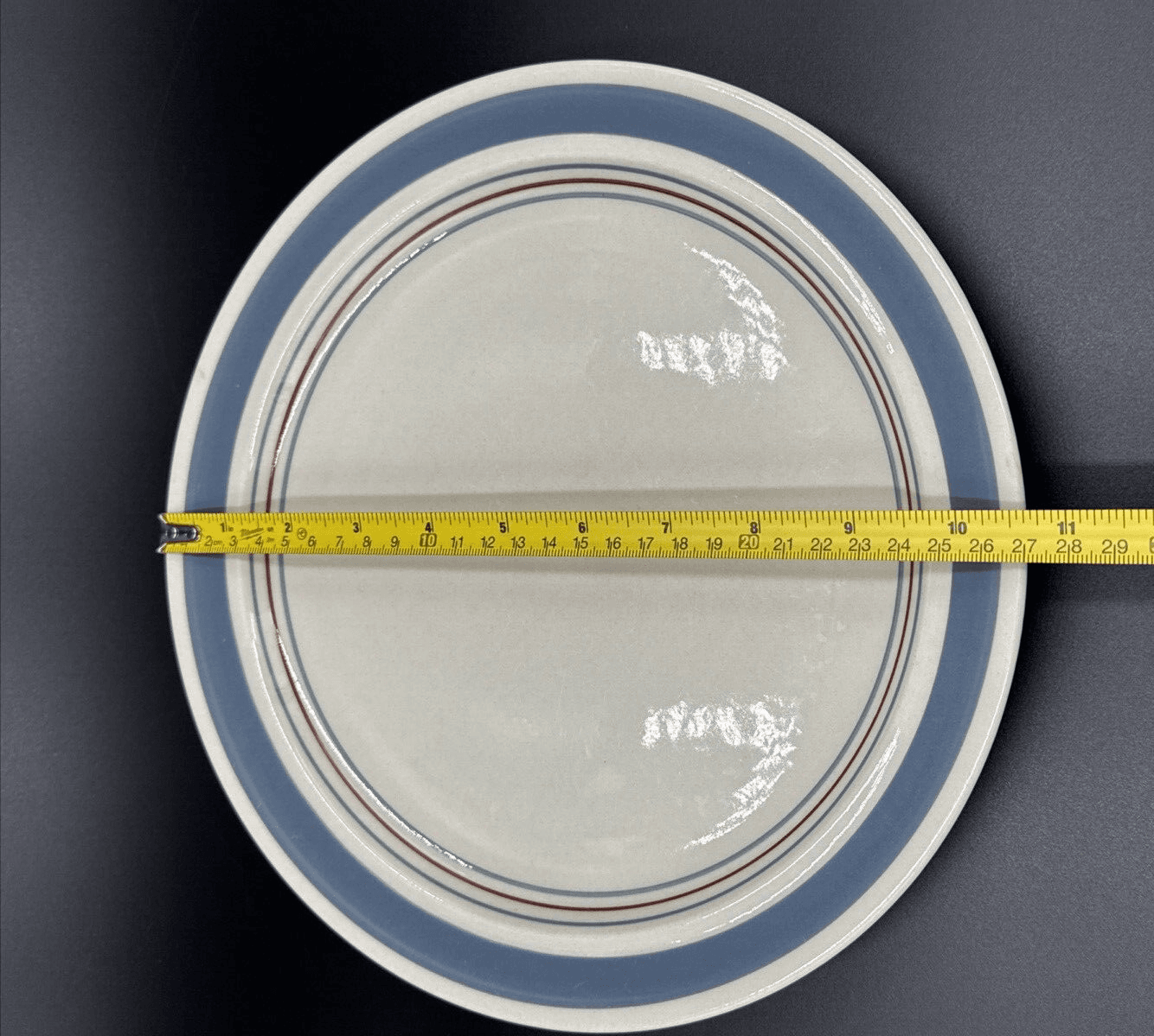International Stoneware Parallel 30083 Set of 2 Dinner Plates 10 1/2 " - Thumbnail 3