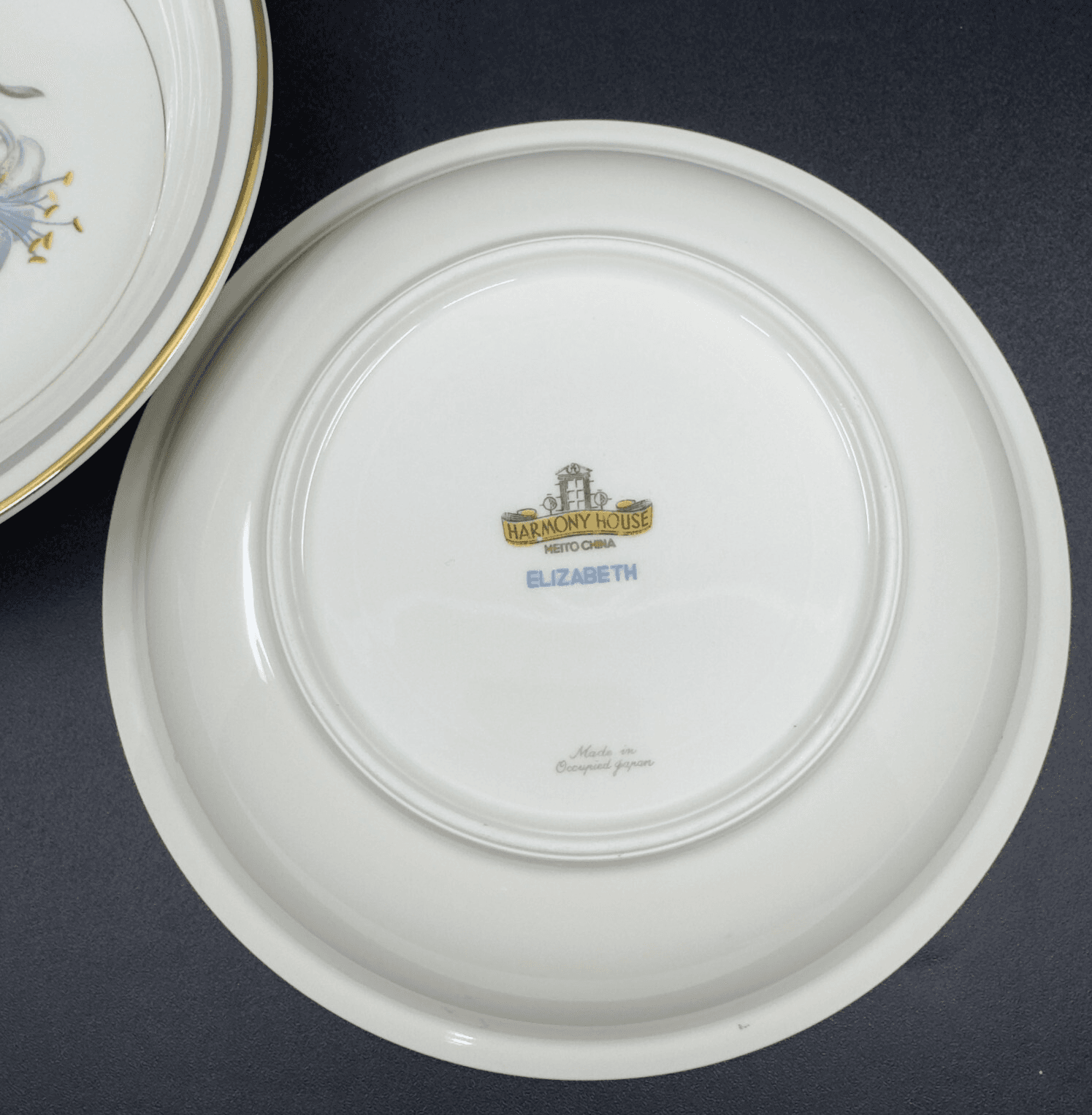 Harmony House Meito China Elizabeth Pattern 7 1/2" Set of 2 bowls - Thumbnail 3