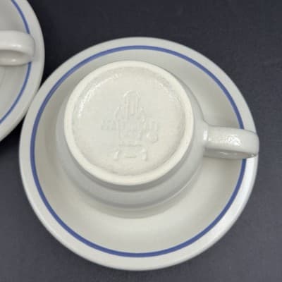 Pfaltzgraff Yorktowne Soup Cup and Saucer Stoneware Mugs Set of 2 - Thumbnail 3
