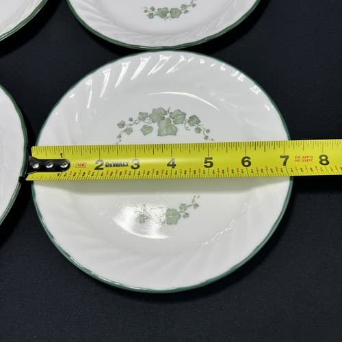Corelle by Corning 7 1/4" Swirl Callaway Ivy Salad Plates (4) - Thumbnail 5