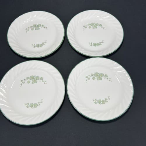Corelle by Corning 7 1/4" Swirl Callaway Ivy Salad Plates (4) - Thumbnail 2