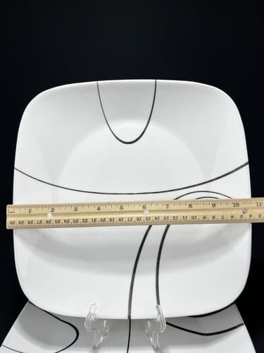 Corelle Simple Lines Set of 2 Dinner Plates, 10 1/2" Diameter - Thumbnail 2