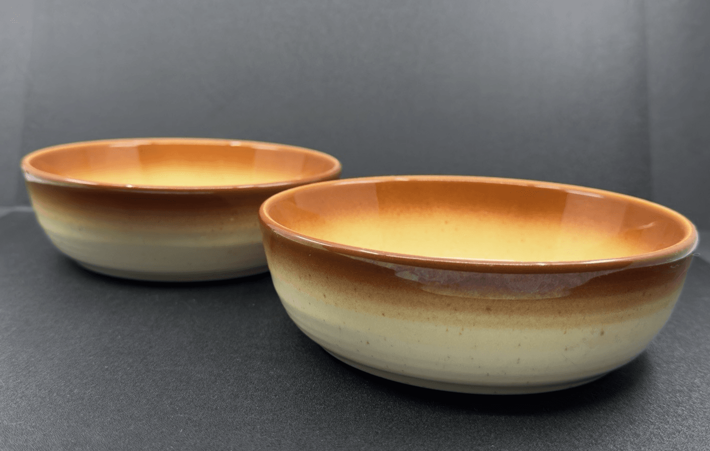 Country Craft Russet Brown by Franciscan Dinnerware 6 3/8" Cereal Bowls Set of 2