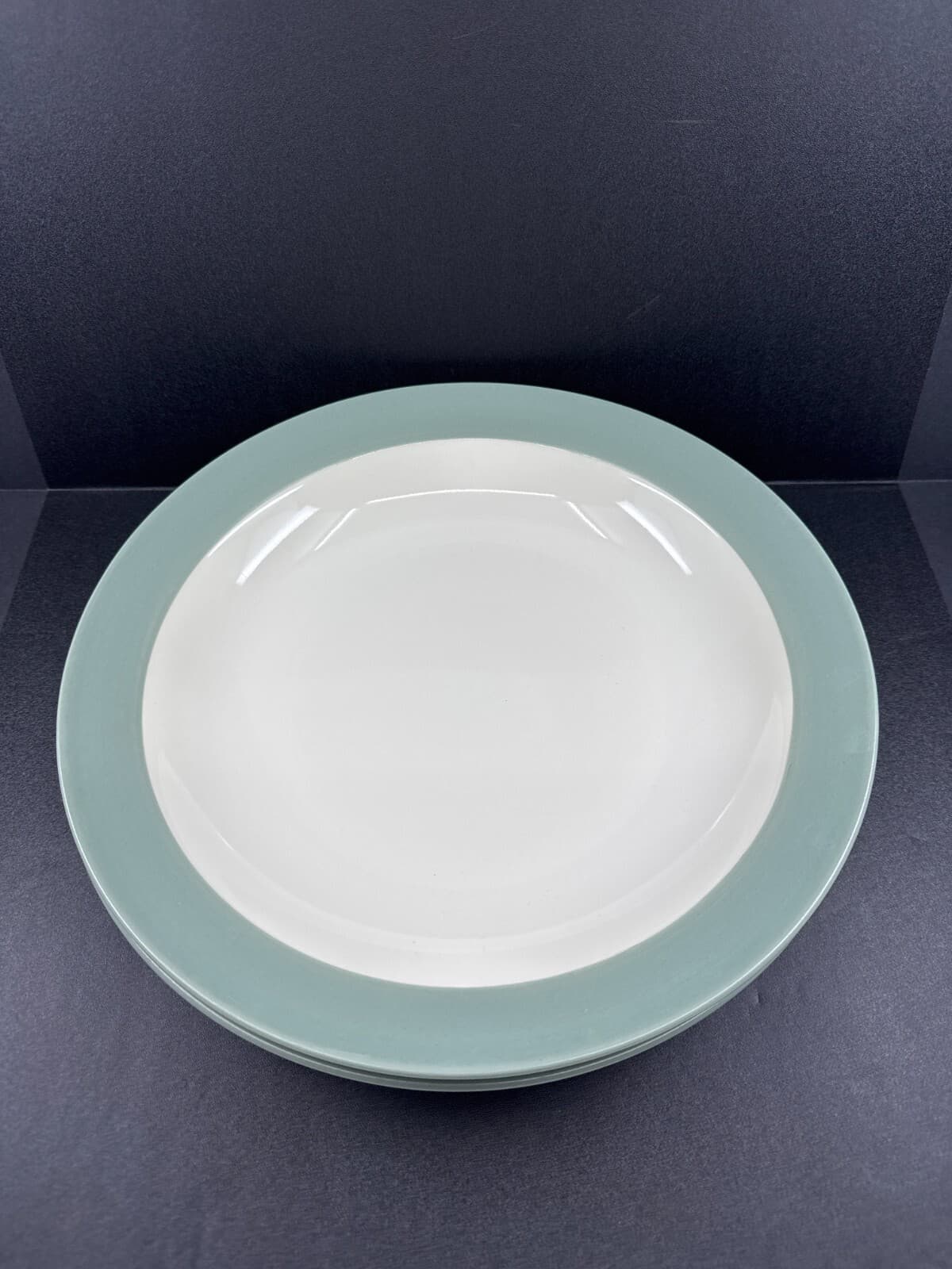 Noritake Colorwave Green Rimmed Coupe Soup/Pasta Bowl Set of 2