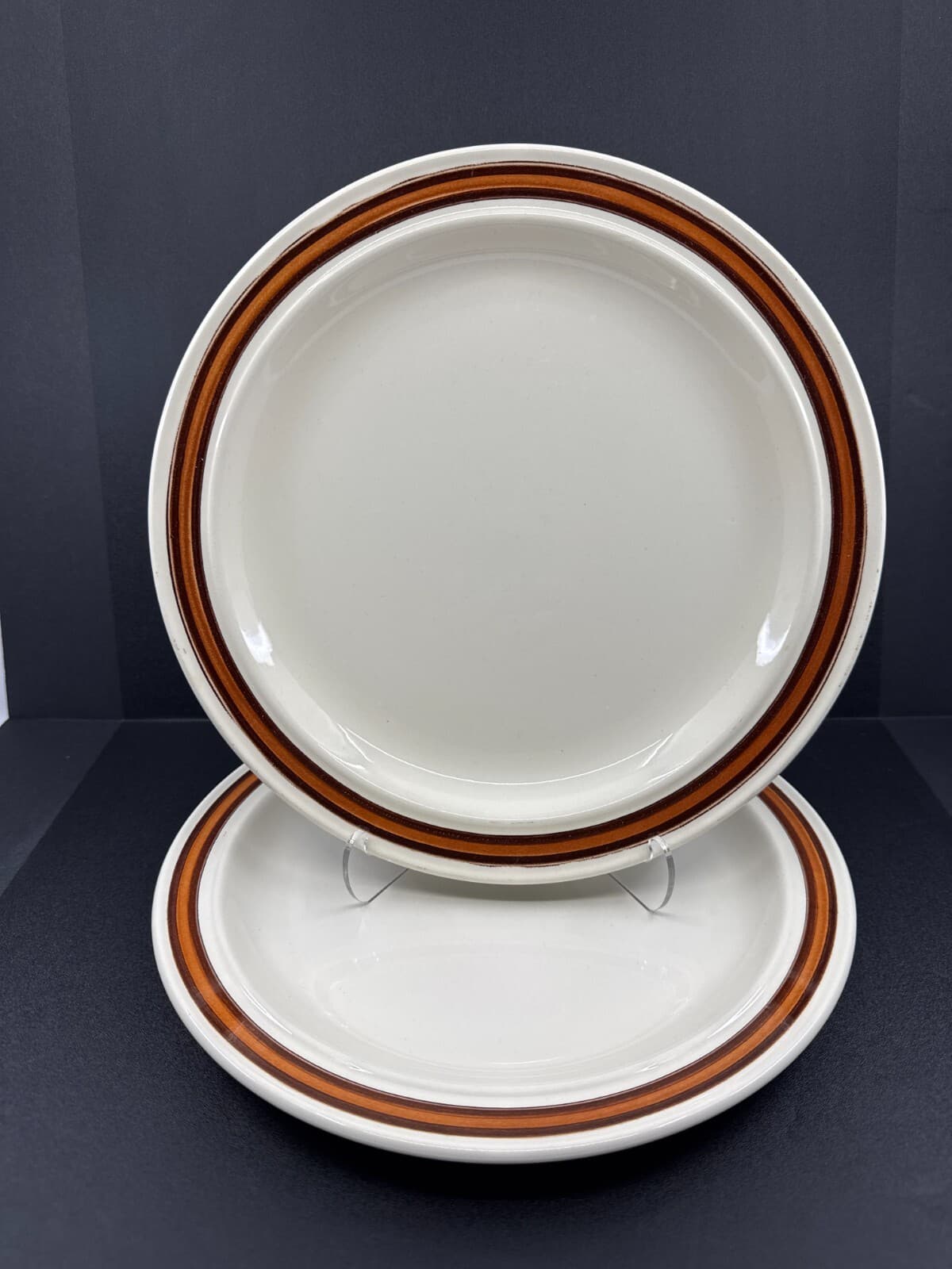 Homer Laughlin Mountain Meadow 2 Dinner Plates 10 1/4" Set of 2