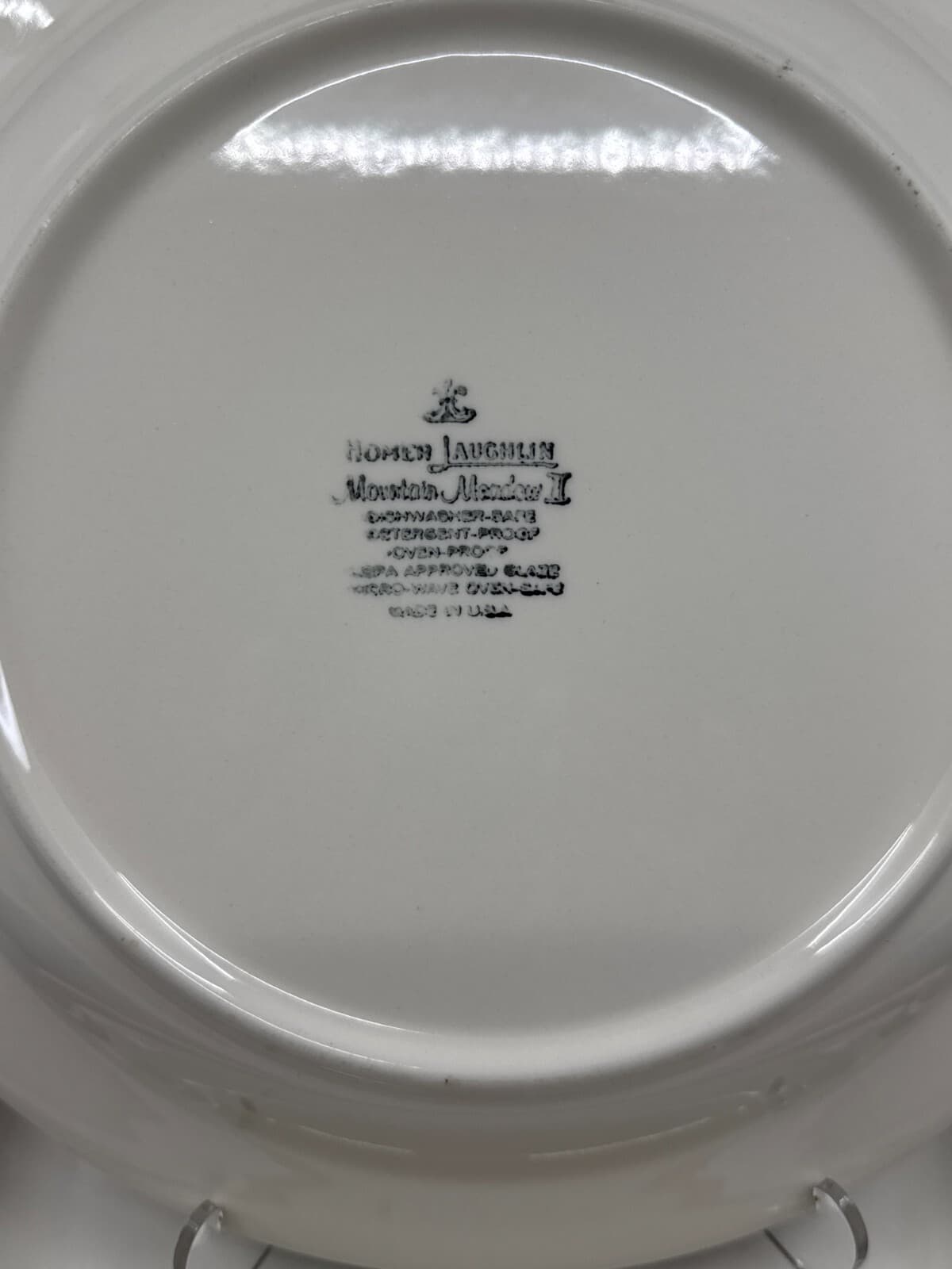 Homer Laughlin Mountain Meadow 2 Dinner Plates 10 1/4" Set of 2 - Thumbnail 2