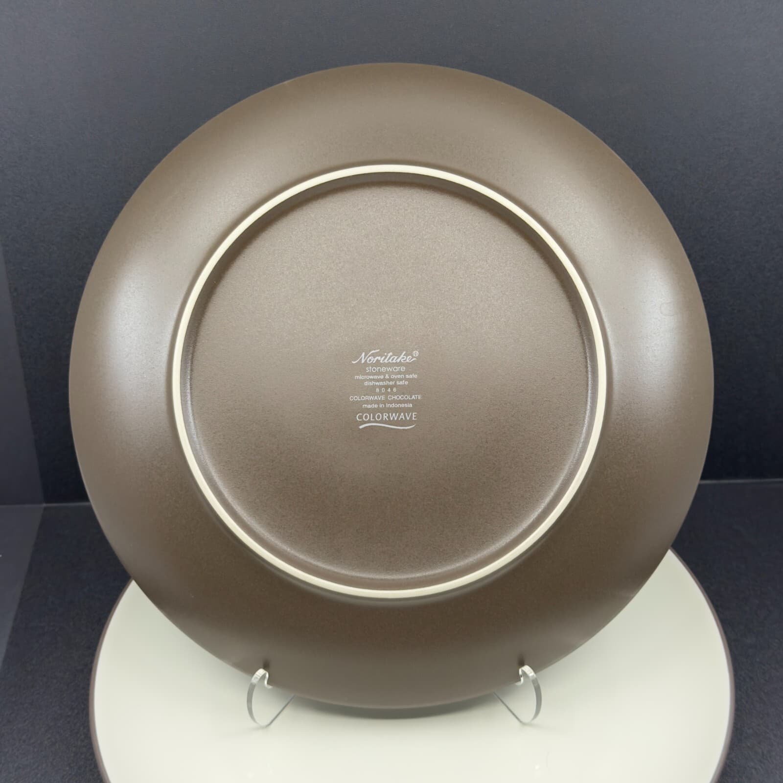 Noritake Colorwave Chocolate 10 5/8" Dinner Plates Set of 2 - Thumbnail 2