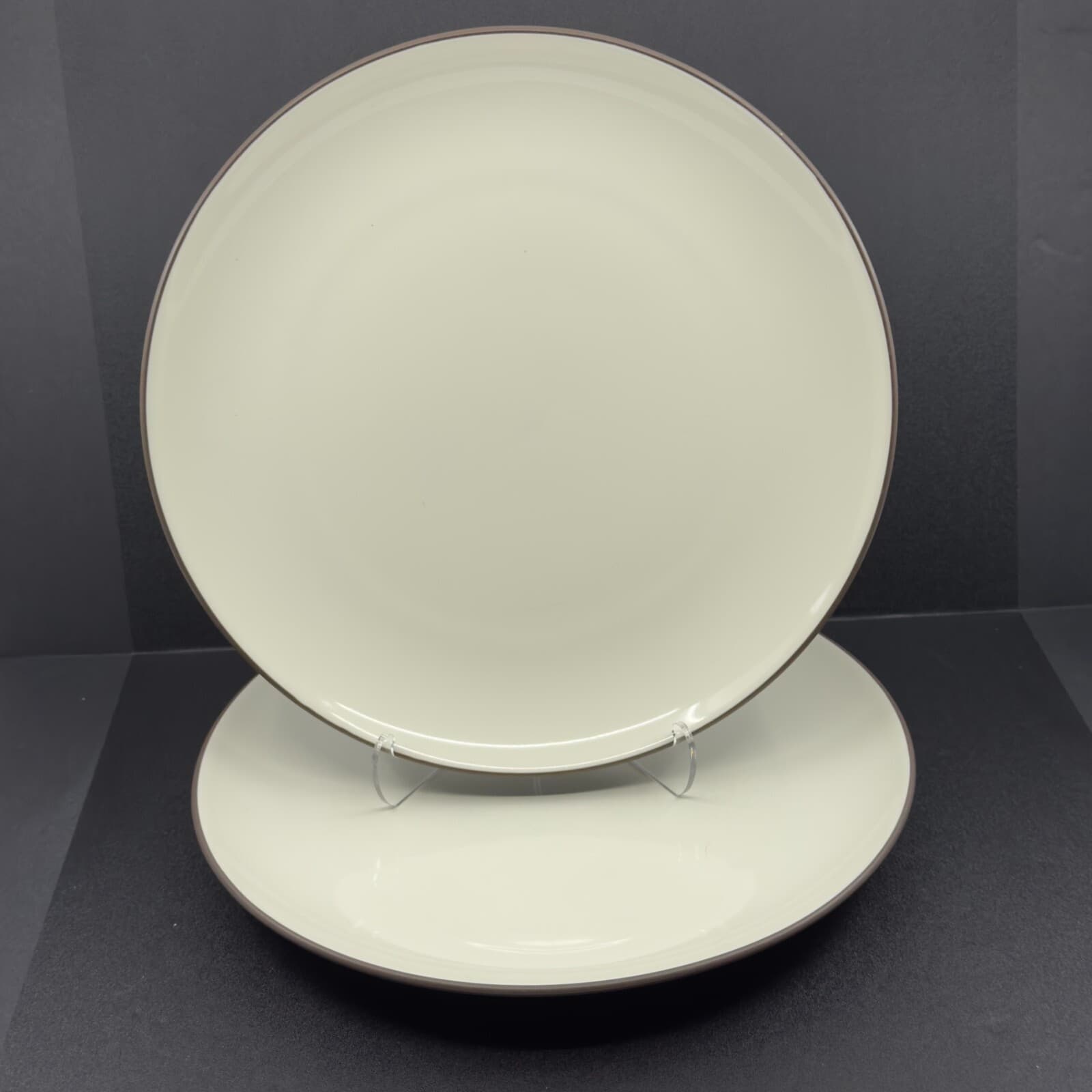 Noritake Colorwave Chocolate 10 5/8" Dinner Plates Set of 2