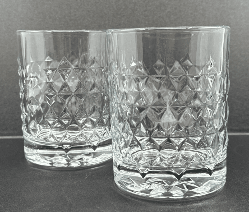 Libbey Oracle 11 oz Rocks/Double Old Fashioned Glass 4" Set of 2
