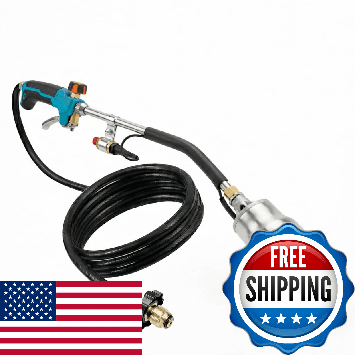Sunlight® Propane Torch Weed Burner with 13 ft Hose, Adjustable 2,200,000 BTU Se - Image 1