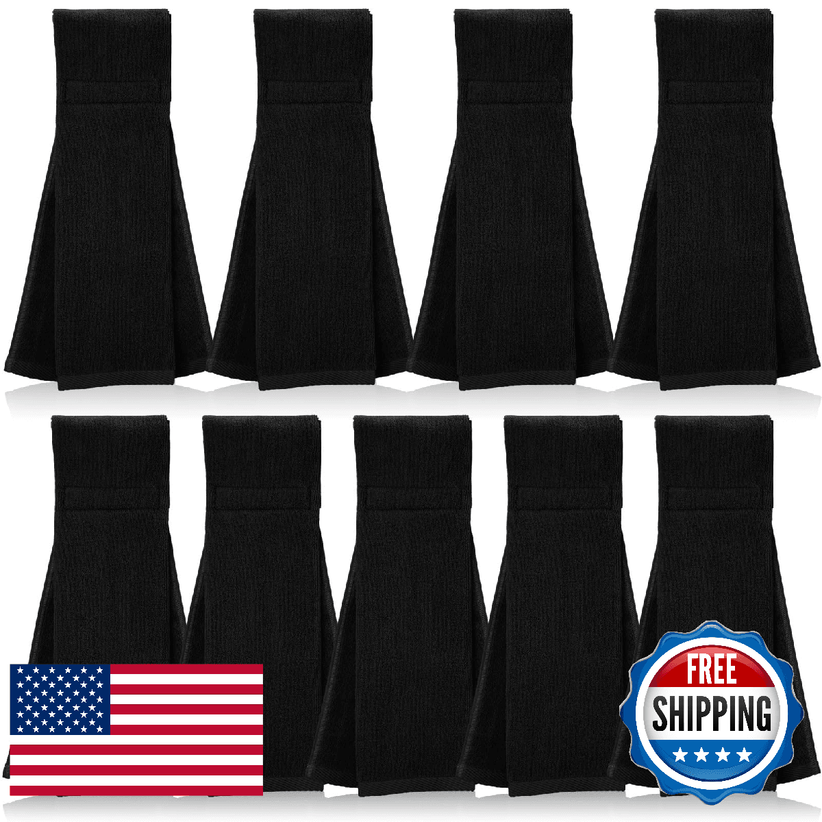 Shimeyao 9 Pcs Cotton Sports Football Towels Closure Pitching Sweat Towels Gym M - Image 1