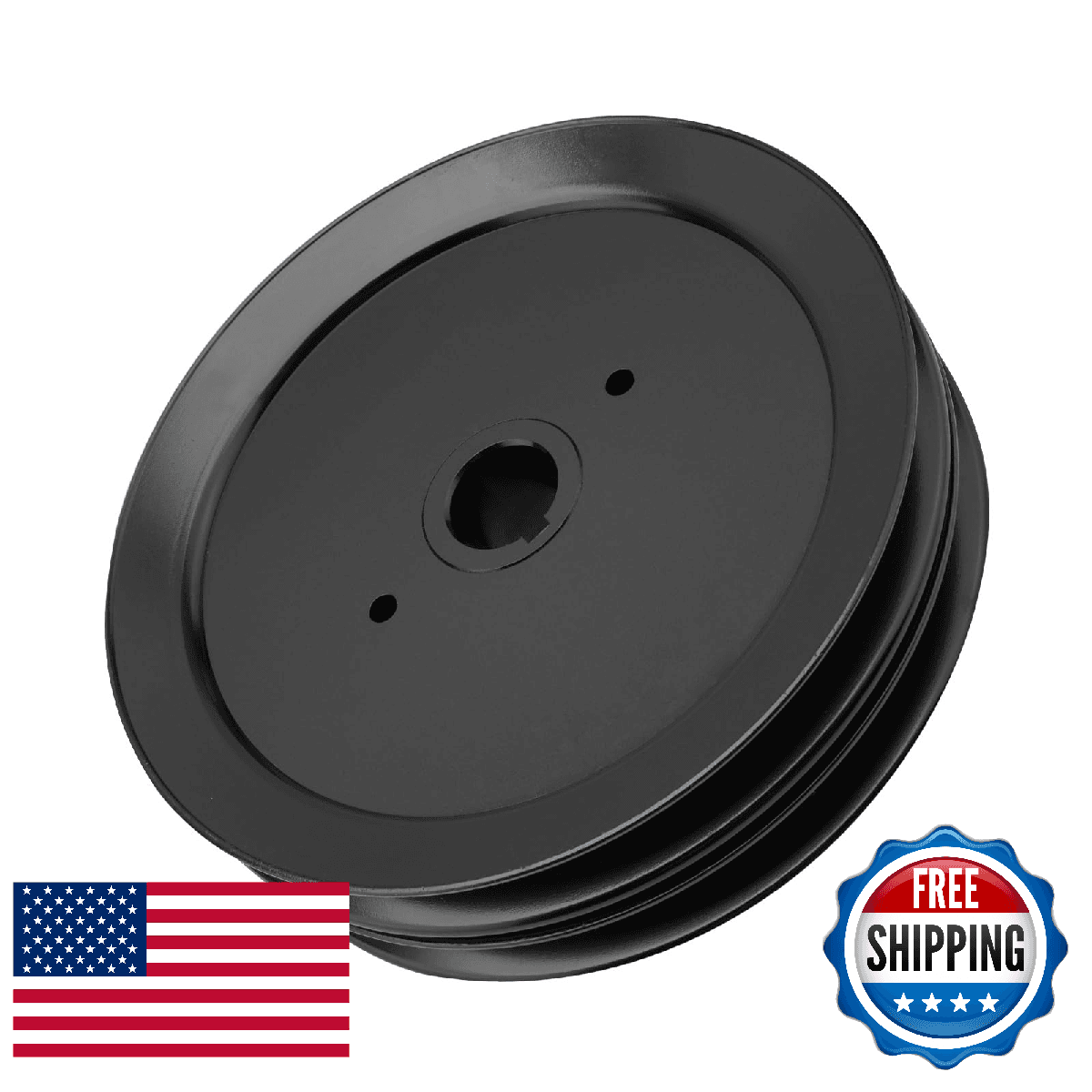 SCBHWJ Upgraded 07346600 60 inch Spindle Pulley Fits Ariens Gravely Apex 60 ZT H - Image 1
