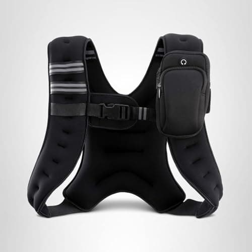 ZELUS Weighted Vest for Workout, Strength Training, Running, Fitness - 12 lb - Thumbnail 9