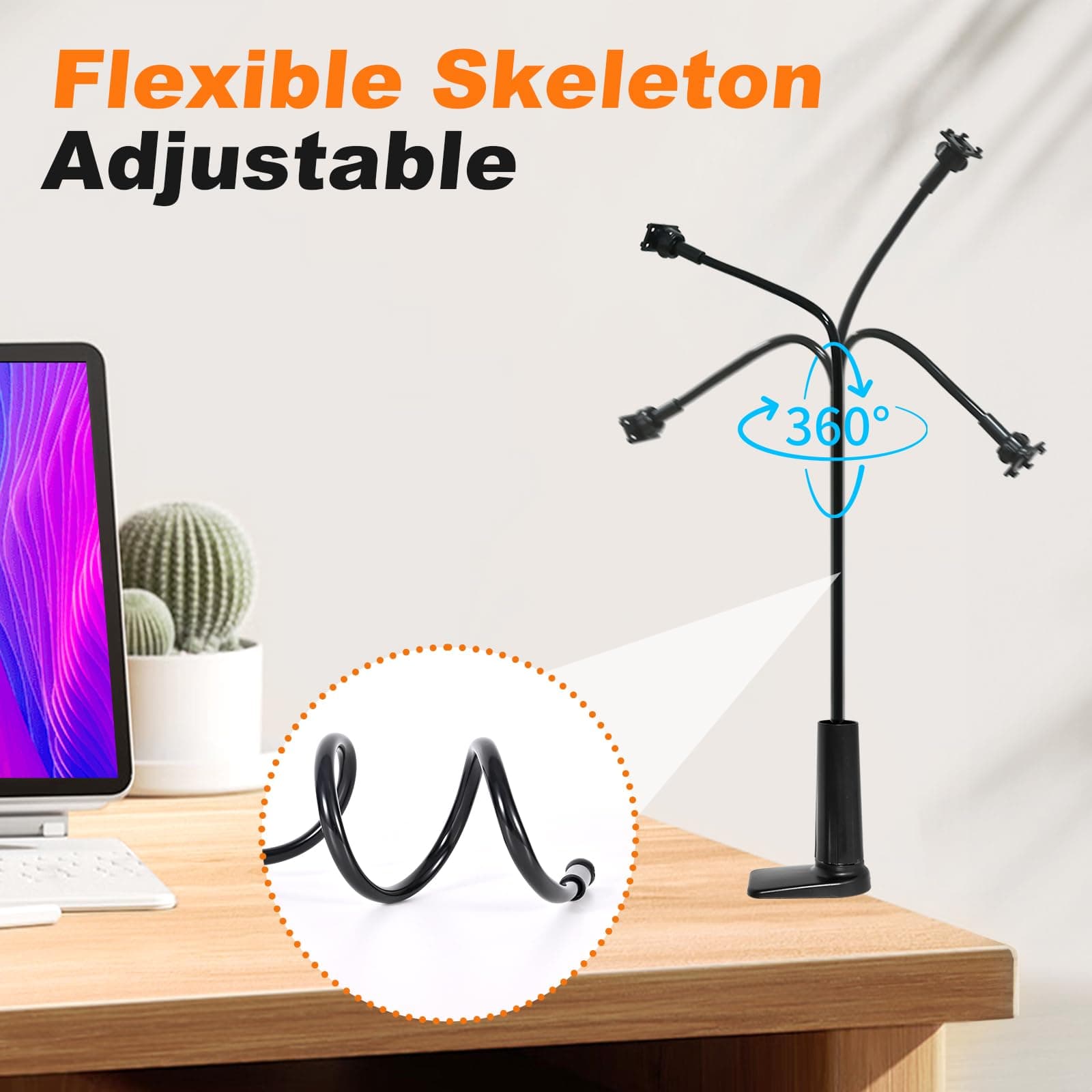 Large Adjustable Office Cubicle and Desk Shade – Flexible Desk Light Blocker for - Thumbnail 7