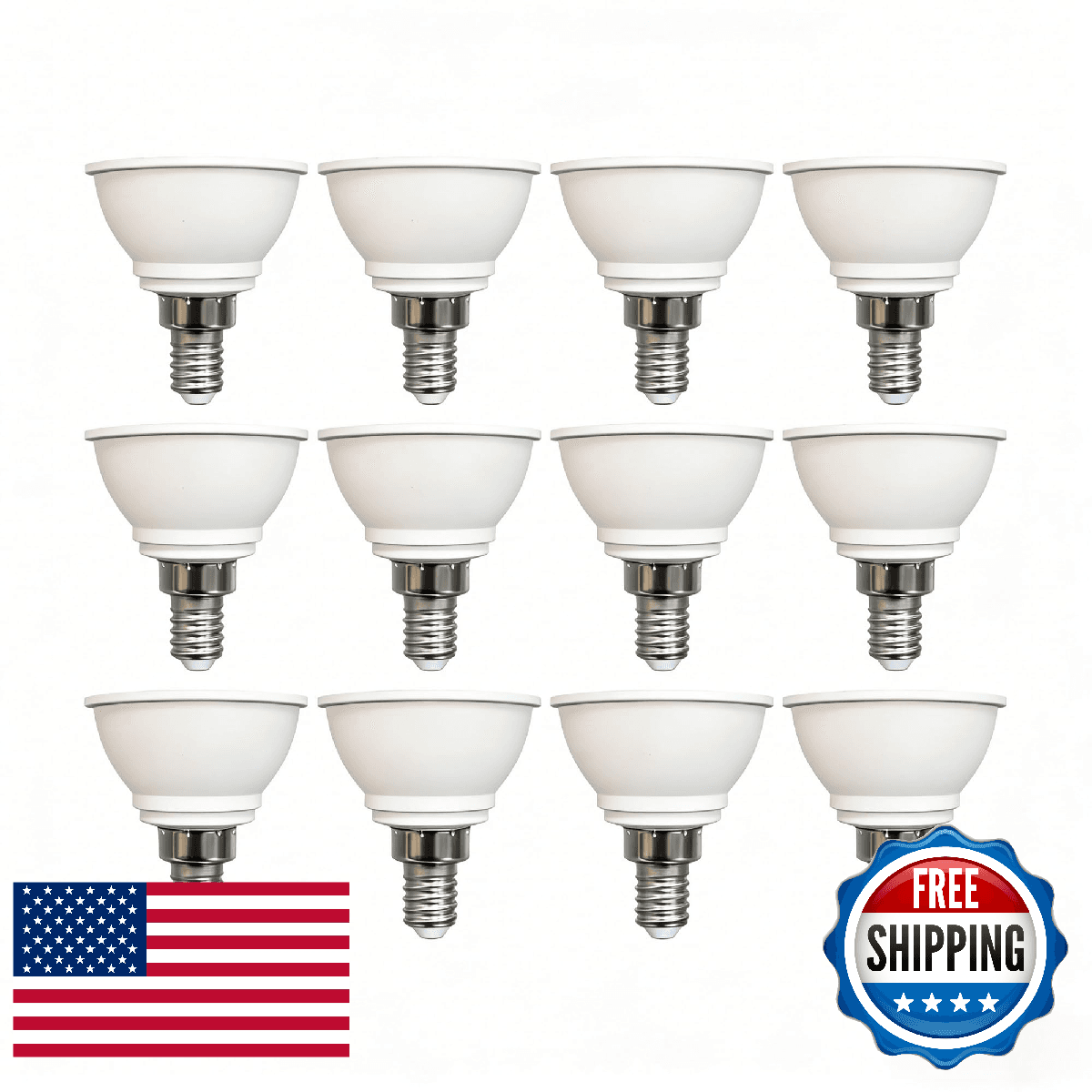 HMYYJT PAR16 LED Bulb Dimmable 6W Spotlight 550Lumen 38° Beam Daylight White 300 - Image 1