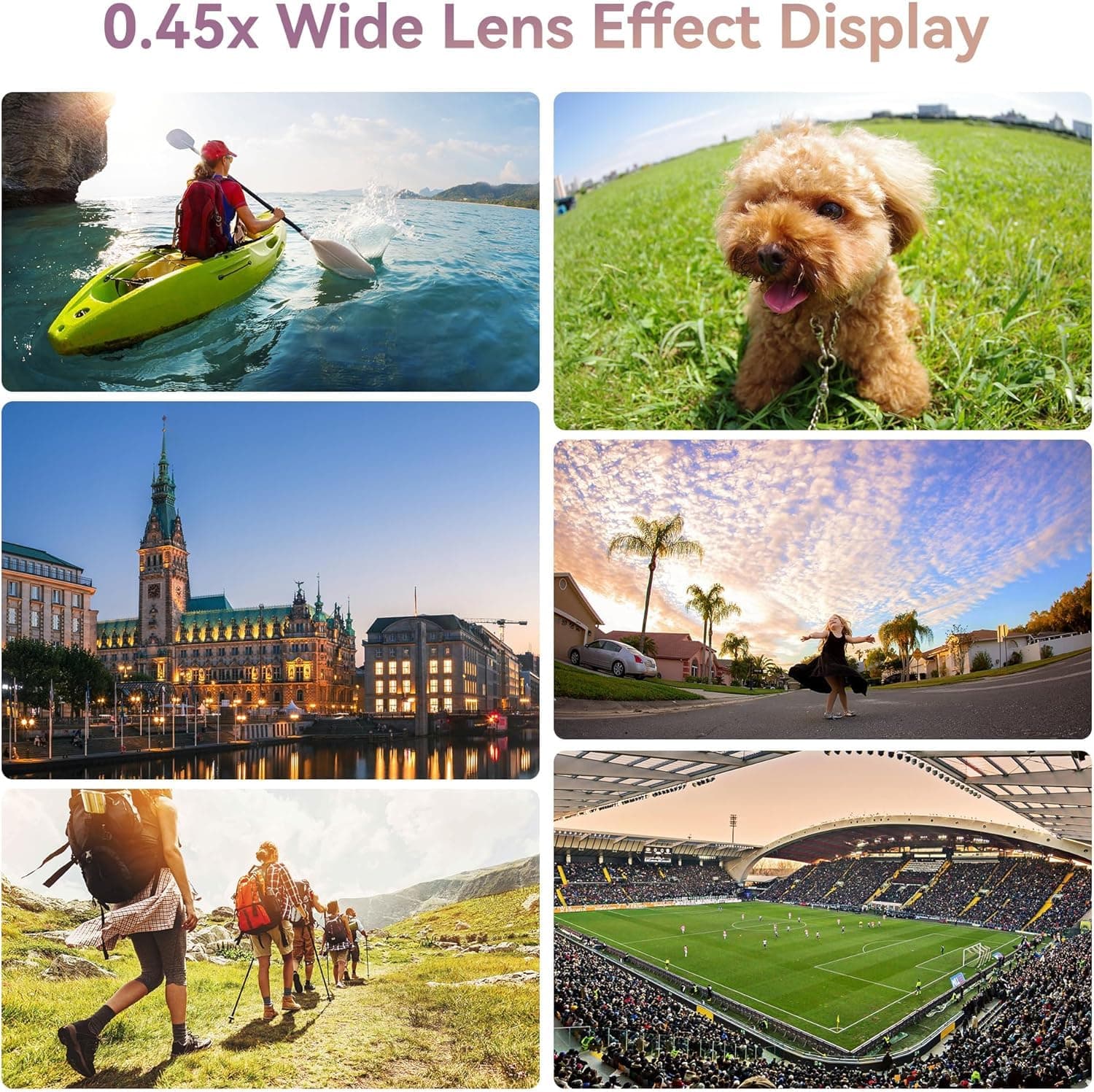 MIAO LAB 2-in-1 Phone Camera Lens Kit, 12.5X Macro + 0.45X Wide Angle (140°) Cel - Thumbnail 4