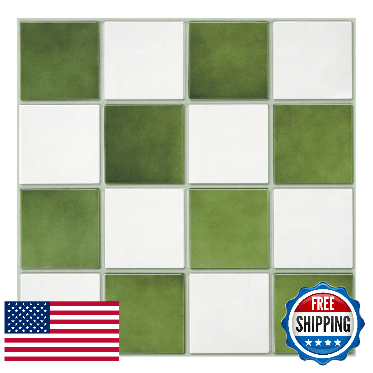 Commomy 10 Pcs Matte 3D Peel and Stick Tile 11.8"x11.8" Ultralight PVC Square Pe - Image 1
