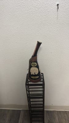 George Dickel TN Whiskey Bottle Leather Holder Empty - Thumbnail 3