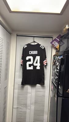 Nike Browns Chubb #24 Men's XL NFL Jersey - Thumbnail 3