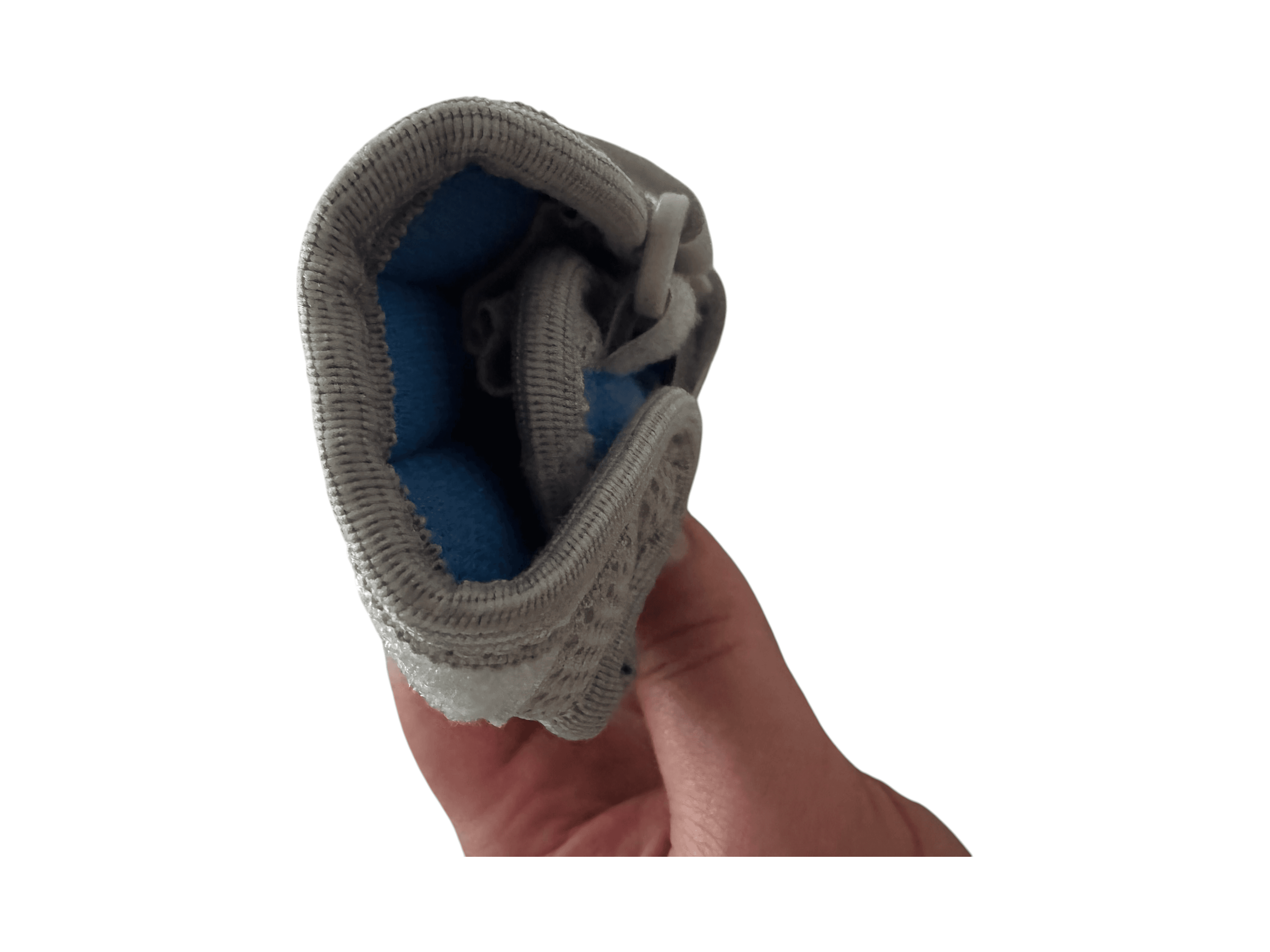 Kids Gray Wrist Brace with Velcro Straps Size S - Thumbnail 6
