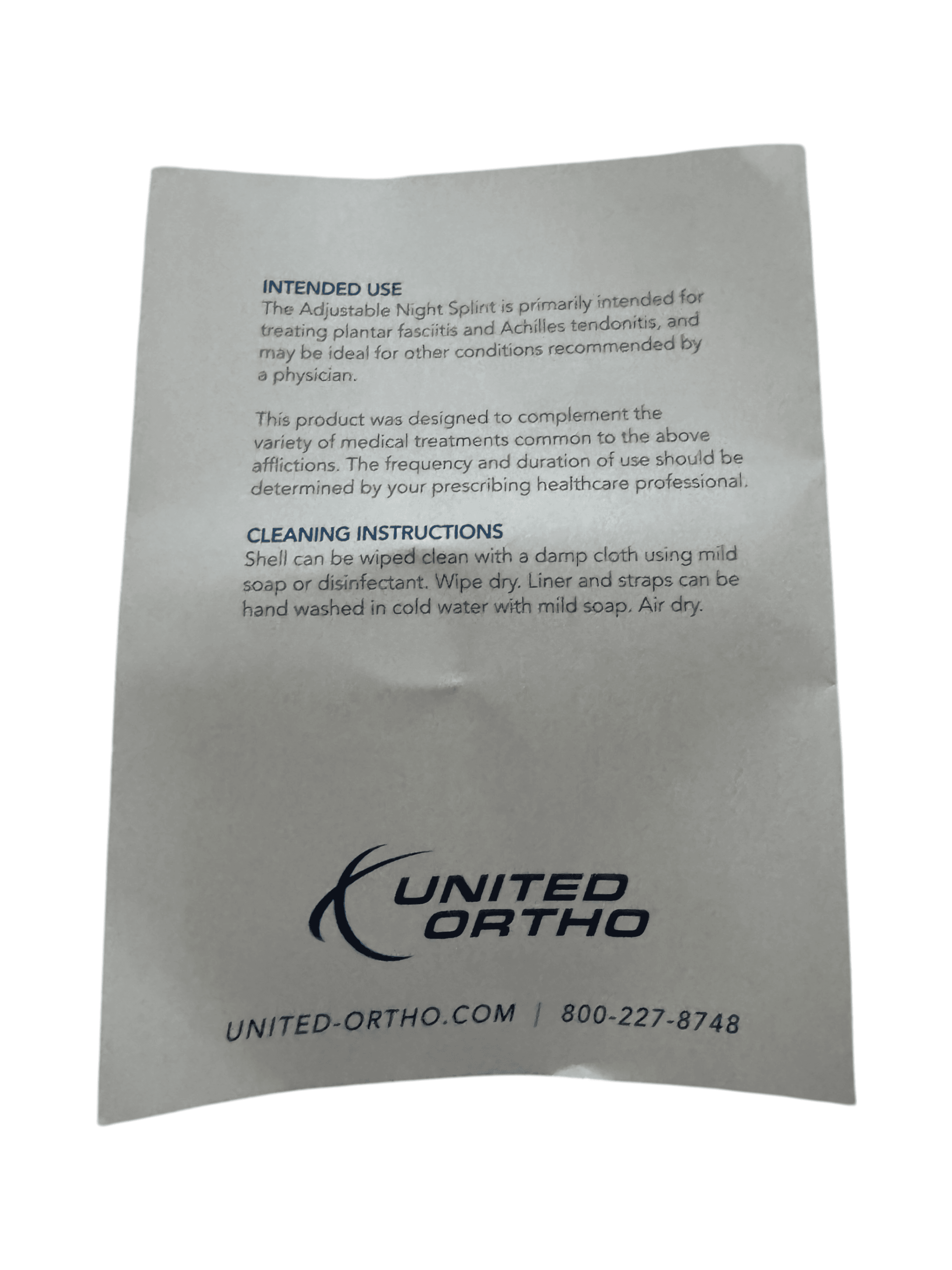 United Ortho Foot Brace / Large Boot Cover Free Gift - Thumbnail 6