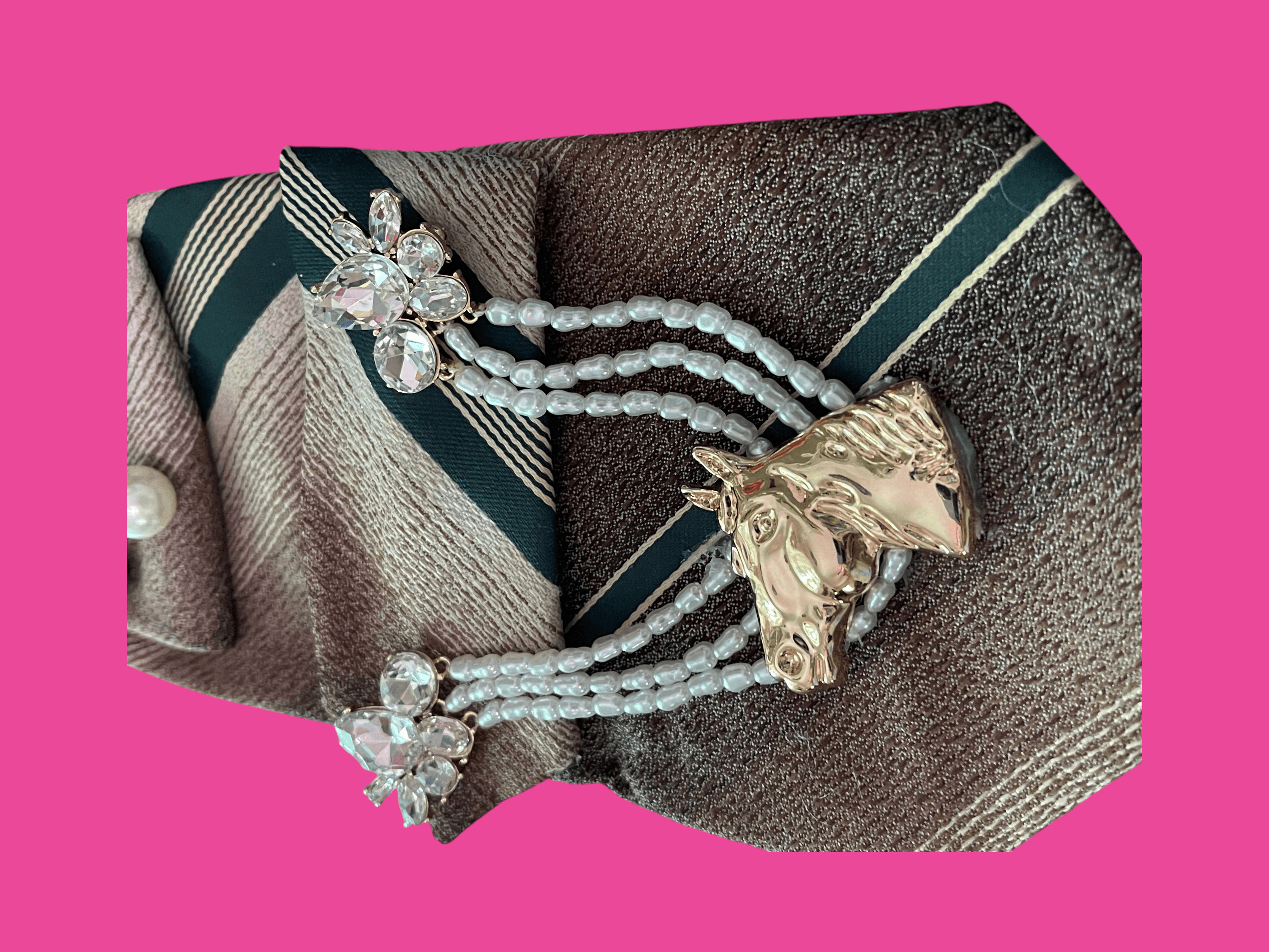 Cabot Imperial Decorative Necktie with Embellishments - Thumbnail 5