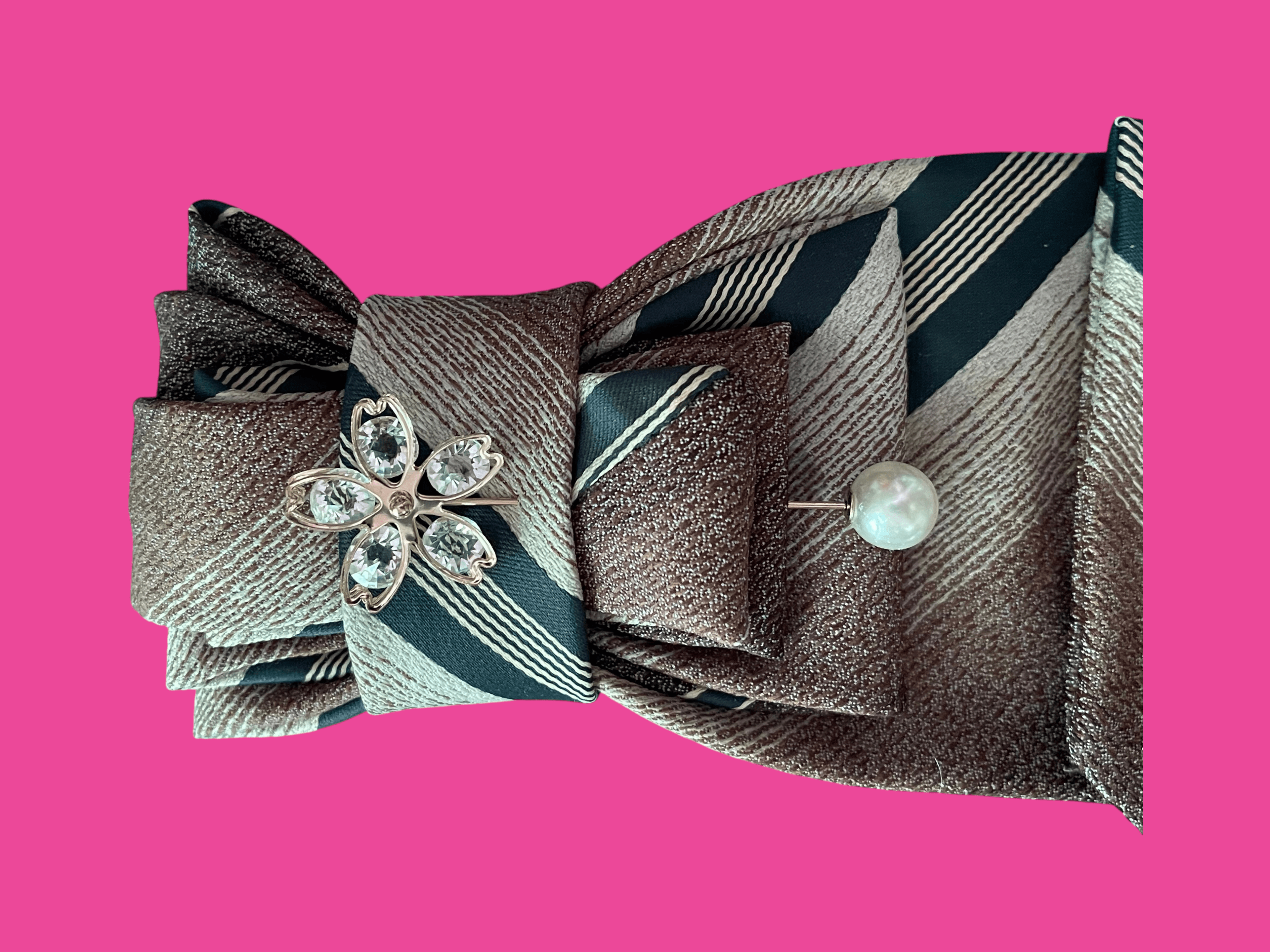 Cabot Imperial Decorative Necktie with Embellishments - Thumbnail 6