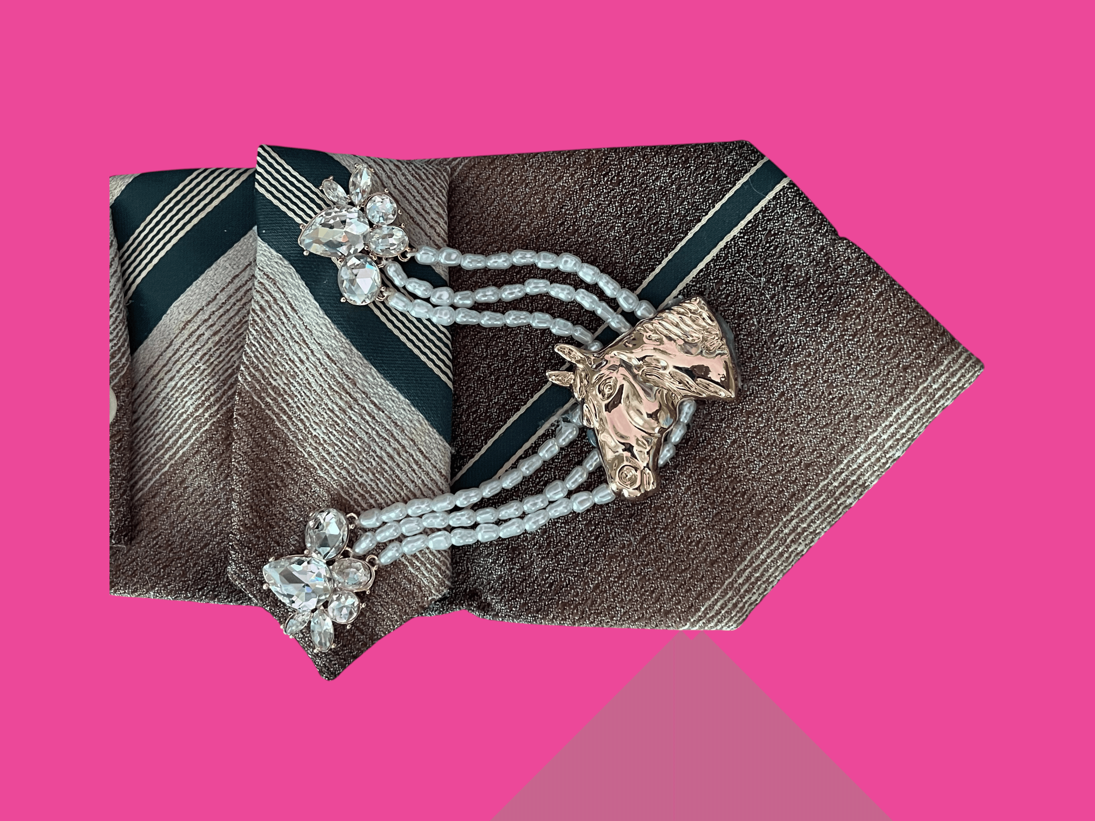 Cabot Imperial Decorative Necktie with Embellishments - Thumbnail 2