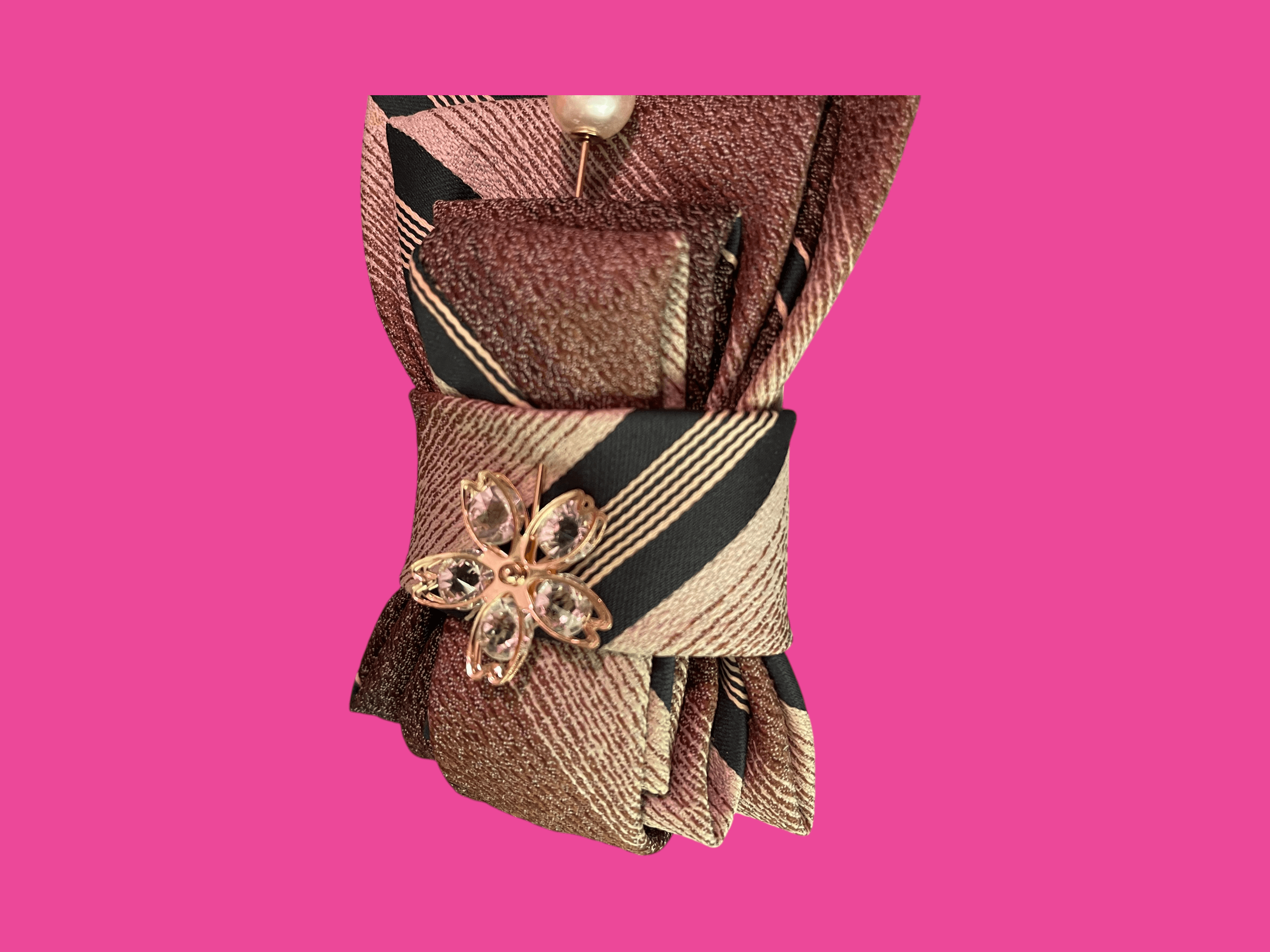 Cabot Imperial Decorative Necktie with Embellishments - Thumbnail 9