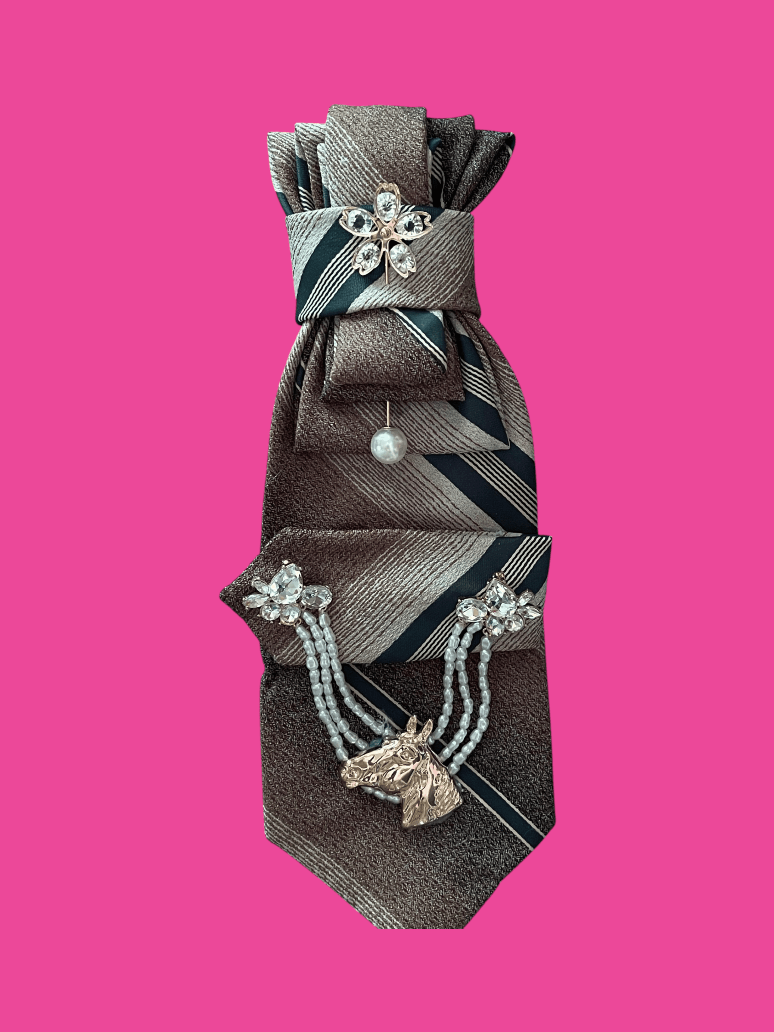 Cabot Imperial Decorative Necktie with Embellishments - Image 1