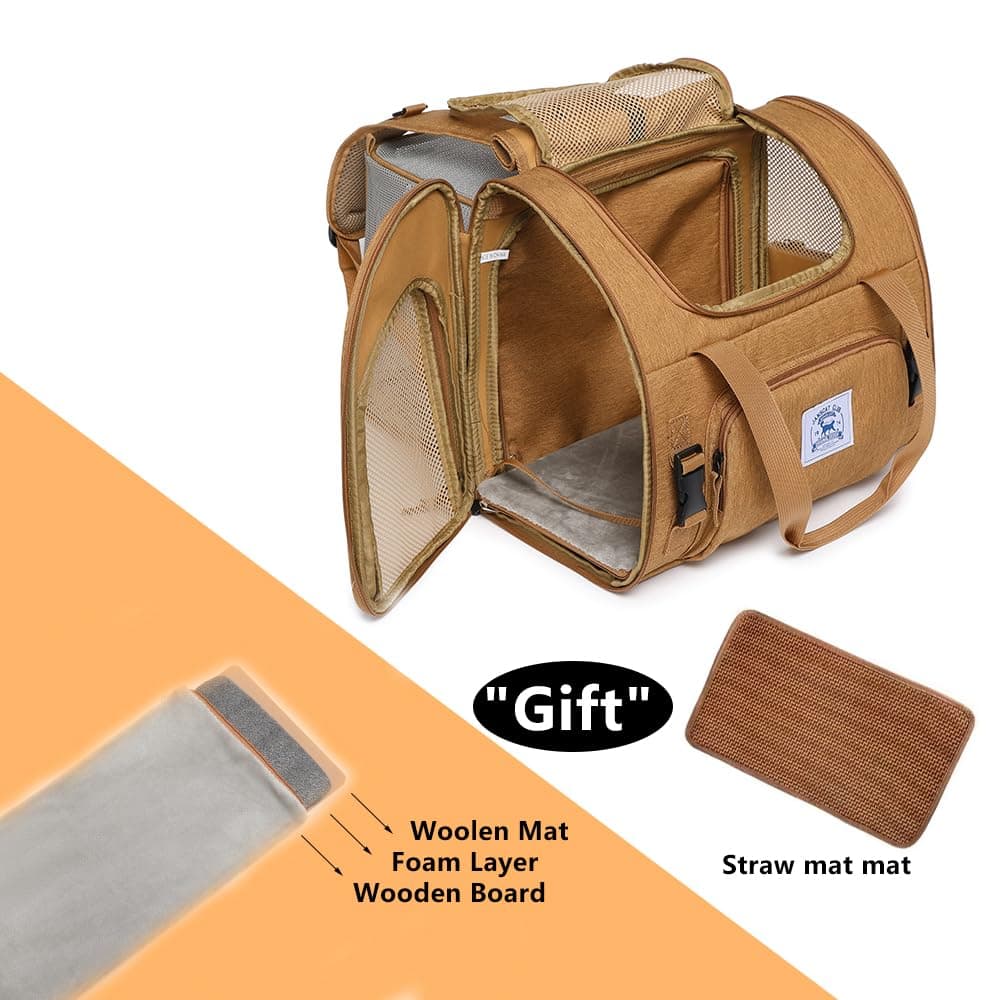 Pet Backpack Carrier for Small Dogs Medium Cats, Puppies,Breathable and Collapsi - Thumbnail 5